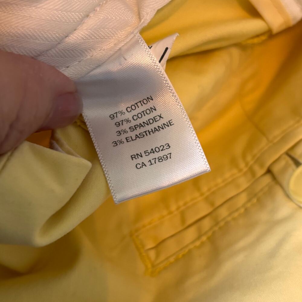 Banana Republic Standard Bermuda shorts yellow size 8 - Picture 5 of 9